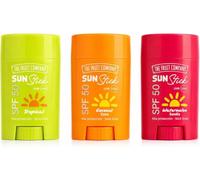 Protector Solar en Stick SPF 50 Pack 3 Sabores 60g - Coconut, Tropical y Watermelon | The Fruit Company Sun Stick Alta Protección UVA