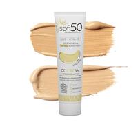 Dhyvana Filtro Solar Spf50 CC-Cream Amber Honey. 100% Mineral Y Natural