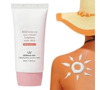 Protector Solar Facial Iluminador 50ML Brillo Hidratante Bloqueador Solar | Crema Iluminadora para Piel con Sequedad y Opacidad Para Mujer, Madre, Padre, Piel Sensible, Sequedad, Opacidad, Como Ba