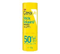 Protector solar invisible en barra CeraVe SPF 50+ de alta protección, 8 g