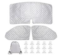 Protector Solar Lateral para VW T5 T6 3 X Parasol Parabrisas Visera Cubierta Protección Conjunto Ventana Ciega Cubierta Conjunto Parasol De Coche