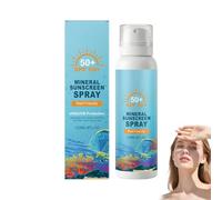 Protector Solar Mineral en Spray SPF 50, Protección de Amplio Espectro UVA/UVB, Sin Efecto Blanco, Ligero y Resistente al Agua, Control de Grasa y Sebo, 120 ml