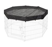 Protector solar octogonal de malla de tela para la parte superior del corralito para perros, se adapta a todos los bolígrafos de ejercicio MidWest Homes for Pets y New World, úsalo cuando el bolígrafo