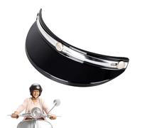 Protector solar para cascos, visera para motocicleta, visera parasol para cascos con tres clips | Estilo de cascos, visión clara, fácil instalación