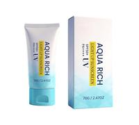 Protector solar para el rostro | SPF50+ Hidratante Bloqueador de Amplio Espectro | 70 Gramos Loción Resistente Al Agua De Protección Solar,Para verano, playa, viajes, uso diario y actividades al aire