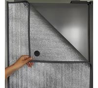 Protector Solar para Frigorífico, Cubierta Aislante de Aluminio para Congelador, Protector Térmico Magnético con Base Nanoadhesiva para Hogar (50cm*170cm)