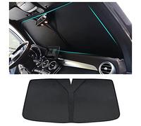 Protector Solar para Luna Delantera para Kia Cee'd 2018-2023, Parasol para Ventana Plegable, Protector de Cubierta, Parasol para Parabrisas, Accesorios para automóviles,Black