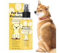 Protector Solar para Perros,Spray Natural Hidratante Protector Solar Canino | Protector Solar para Gatos con Piel Sensible Actividades Exteriores Playa Piscina Lago Kayak Natación Camping