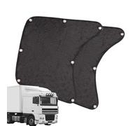 Protector Solar para Ventana Lateral - 25,6 Pulgadas Pantalla De Privacidad De Malla para Camión | Diseño De - Protege del Sol, Polvo Y Calor para Cabinas De Camión con Instalación Fácil
