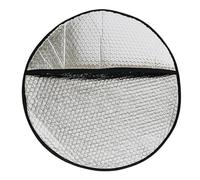 Protector Solar para Volante: Cubierta para sombrilla para Volante, Cubierta para Volante, protección contra el Calor, Cubierta Plegable para Volante de Coche de Papel de Aluminio