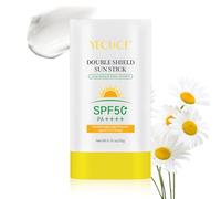 Protector Solar Spf 50 +, Protector Solar De Estado Sólido, Protector Solar De Doble Escudo 20G | Protector Solar Hidratante,Protector Solar Impermeable Larga Duración,Protector Solar Facial, Palo Spf