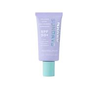 Protector solar SPF50+ Collagen Glow 100% mineral, protector solar hidratante 100% mineral con óxido de zinc y tinte transparente para un brillo saludable, 50 ml