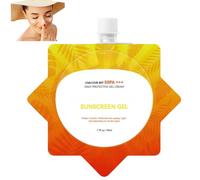 Protector solar transpirable Super White FPS 50 PA++++, protector solar facial de viaje, apto para uso diario, no graso, no blanquea, resistente al agua.