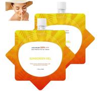 Protector solar transpirable Super White FPS 50 PA++++, protector solar facial de viaje, apto para uso diario, no graso, no blanquea, resistente al agua.