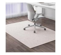 Protector Suelo Silla Oficina Base Antideslizante, Fácil de Limpiar, Se Puede Cortar a Medida para Protector de Suelo,Beige-90×150cm/35.43×59.06in