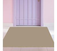 Protector Suelo Silla Ruedas 65 x 125 cm Resistente a Los Arañazos Antideslizante Protector Suelo Lavable de Madera Dura, Tapete de Resistente, Caqui