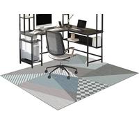 Protector Suelo Silla Ruedas, Alfombra Silla Gaming Oficina, Alfombras para Sillas, 100 x 140 cm Alfombra de Protección de Suelo, Oficina Escritorio Gamer Alfombrilla para Suelos Duros Laminado