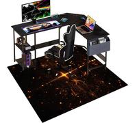 Protector Suelo Silla Ruedas, Alfombrilla para Silla de Oficina Gaming, Alfombra Silla Gaming, Alfombrilla de Protección para Suelos Duros, Tapete de Protección de Madera/baldosas 120 x 140 cm