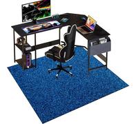 Protector Suelo Silla Ruedas, Alfombrilla para Silla de Oficina Gaming, Alfombra Silla Gaming, Alfombrilla de Protección para Suelos Duros, Tapete de Protección de Madera/baldosas 100 x 120 cm