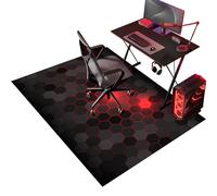 Protector Suelo Silla Ruedas Gaming Alfombra Silla Escritorio Antideslizante Alfombra Silla Gaming Alfombra Oficina para Silla con Ruedas Alfombra Protectora Suelo Silla Alfombra Gamer 80 x 120 cm