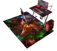 Protector Suelo Silla Ruedas Gaming Alfombra Silla Escritorio Antideslizante Alfombra Silla Gaming Alfombra Oficina para Silla con Ruedas Alfombra Protectora Suelo Silla Alfombra Gamer 70 x 100 cm