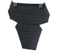 Protector Táctico para La Ingle, Panel Protector para La Entrepierna con Sistema MOLLE, para Hombres Uso Táctico Al Aire Libre(Black)