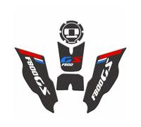Protector tanque combustible Moto Pegatina Tanque De Combustible Modificado Para F800GS 2025, Parche Protección Rodilla Con Aislamiento Térmico Y Modificación Espina Pescado