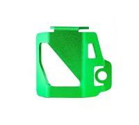 Protector Tapa Depósito Líquido Freno Trasero CNC Moto Protector Copa Aceite 2024 Para Z900 RS SE Z750 Z800 Z400 Z 500 Para Ninja 400 Tapa tanque combustible gasolina(VERDE)
