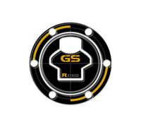 Protector tapón de gasolina resina 3D compatible con BMW R 1150 GS/ADV 2000-2004 GP-2015 (amarillo)