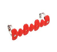 Protector térmico del tubo de escape del silenciador, compatible con KTM SXF EXCF SMR y Honda CRF250 CRF450 CRF450X. Térmica para tubo Motocicleta Protector de Tubo de(220mm Red)