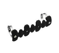 Protector térmico del tubo de escape del silenciador, compatible con KTM SXF EXCF SMR y Honda CRF250 CRF450 CRF450X. Térmica para tubo Motocicleta Protector de Tubo de(220mm Black)