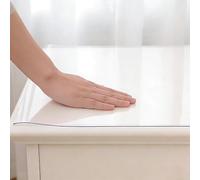 Protector Transparente para Mesa de 2 mm de Grosor, tapete para Silla de Oficina para Piso de Madera, Protector de Piso de PVC Impermeable, para Comedor, Oficina, Puerta
