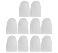 Protector transpirable del dedo gordo, ampollas Alivio del dolor Separador de la cubierta del dedo del pie reutilizable Protege el dedo del pie del roce/uñas encarnadas/callos (Blanco)