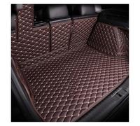 Protector Tronco Bandeja Alfombrilla Almacenamiento Maletero Trasero Coche Impermeable Para Hyundai Para Kona Para Kauai Hybrid OS 2018~2022 Accesorios Coche(Coffee,Full set)
