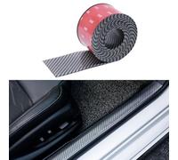 Protector Umbral de Puerta de Coche,5CMX3M Autoadhesivo Fibra de Carbono Flexible,Protectores de Entrada de Puerta para Protectores de Parachoques