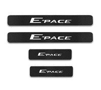 Protector Umbral Puerta Coche para Jaguar E-PACE, 4d Pegatinas De Vinilo De Fibra De Carbono Accesorios De Automóviles Placas De Placa De Umbral De Puertas 4PCS Puerta De Coche