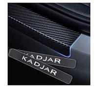 Protector Umbral Puerta Coche para Ren-ault KADJAR 4pcs Puerta De Automóvil De Fibra De Carbono De Fibra De Carbono Pegatina Anti- pateada De Protección contra Rasguños