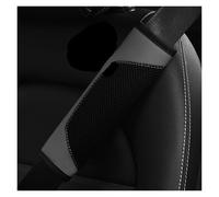 Protector Una Tela De Malla Tridimensional Cuero Transpirable Para Cinturón Seguridad Coche Cubierta Correa Hombro Seguro Automotriz Almohadilla cinturón(Gray)
