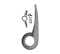 Protector universal de cadena de bicicleta portátil para 38-40T, protección contra el polvo y el agua, argente + hebilla trasera