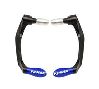Protector Universal De Empuñaduras De Manillar De Motocicleta para Yamaha N-MAX 125 N-MAX 150 N-MAX 400 Palancas De Embrague De Freno Protector De Barra De Manillar tapón de Agarre(Blue)