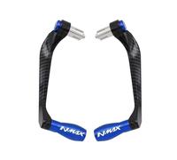 Protector Universal De Empuñaduras De Manillar De Motocicleta para Yamaha N-MAX NMAX125 NMAX 125 Palancas De Embrague De Freno Protector De Barra De Manillar tapón de Agarre(Blue)