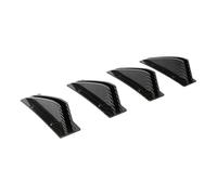 Protector Universal De Parachoques Trasero para Automóvil: Labio Spoiler Difusor Divisor Antiarañazos Estilo Fibra Carbono Protección Anticolisión(Fibra de Carbon)