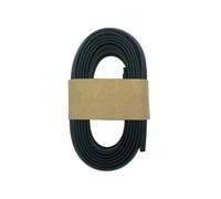 Protector Universal Falda Labios Coche Molduras Exteriores 2,5 M Parachoques Delantero Coche Tira Goma para Cuerpo Protector Goma Antiarañazos Falda Lateral Extensión Faldón(Matt Black)