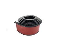 Protector Universal para Arco Rueda Extensor Arco Guardabarros Fibra Carbono Negro Tira Protectora Goma para Cejas Rueda Coche Cejas Rueda Coche (Color : 5.5CM Black)