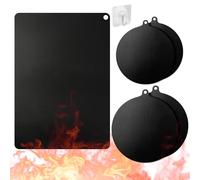 Protector Vitroceramica Induccion, 5 Piezas Protector de Placa de Induccion con Gancho, Tapete Silicona Inducción, Alfombrilla de Protección de Inducción, Protector Induccion Antirayaduras