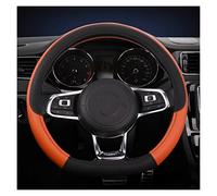 Protector Volante Coche En Forma D/O 36cm Cuero PU para Civic para Ciimo para Jade para Suzuki para Alto para LINGYANG para Nissan Cubierta de Volante(5)