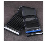 Protector Volante Coche Funda para Volante De Coche De Fibra De Carbono Negra Y Marrón Cosida A Mano De Lujo Moderna Y Duradera para Ruedas Universales De 38 Cm(Blue 01)