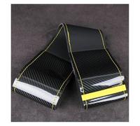 Protector Volante Coche Funda para Volante De Coche De Fibra De Carbono Negra Y Marrón Cosida A Mano De Lujo Moderna Y Duradera para Ruedas Universales De 38 Cm(Yellow)