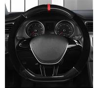 Protector Volante Coche Funda Volante Fibra Carbono para Nissan para Qashqai J11 para X-Trail T32 2015-2021 Cubierta Volante Coche(Type C D Shape)