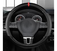 Protector Volante Coche Funda Volante Fibra Carbono para Nissan para Qashqai J11 para X-Trail T32 2015-2021 Cubierta Volante Coche(Type F O Shape)